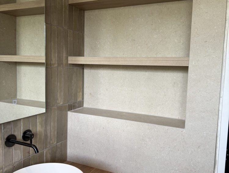 Badkamer nis op maat