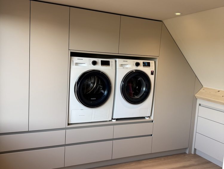 Maatwerk kast voor wasmachine